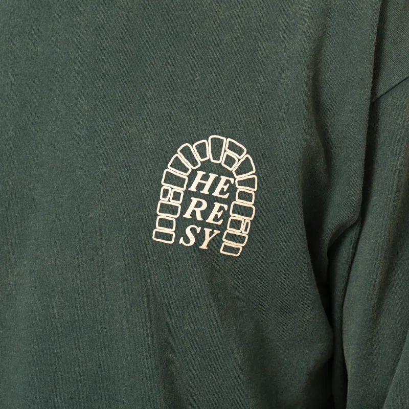 Heresy Arch Long Sleeve T Shirt Green-6