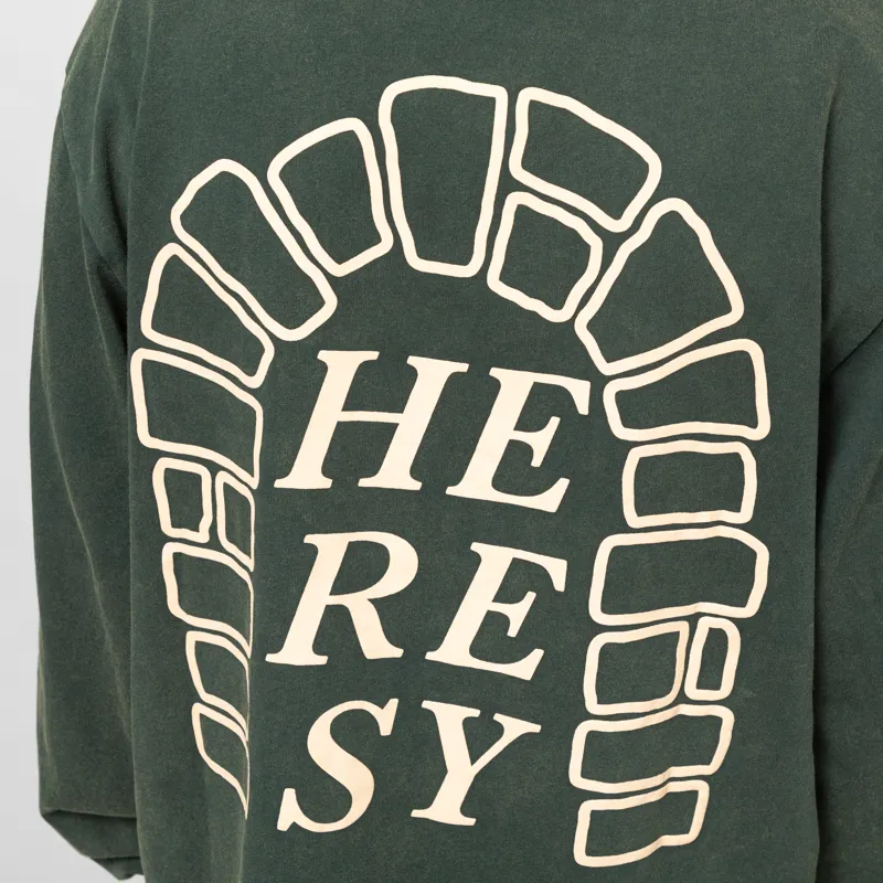 Heresy Arch Long Sleeve T Shirt Green-5