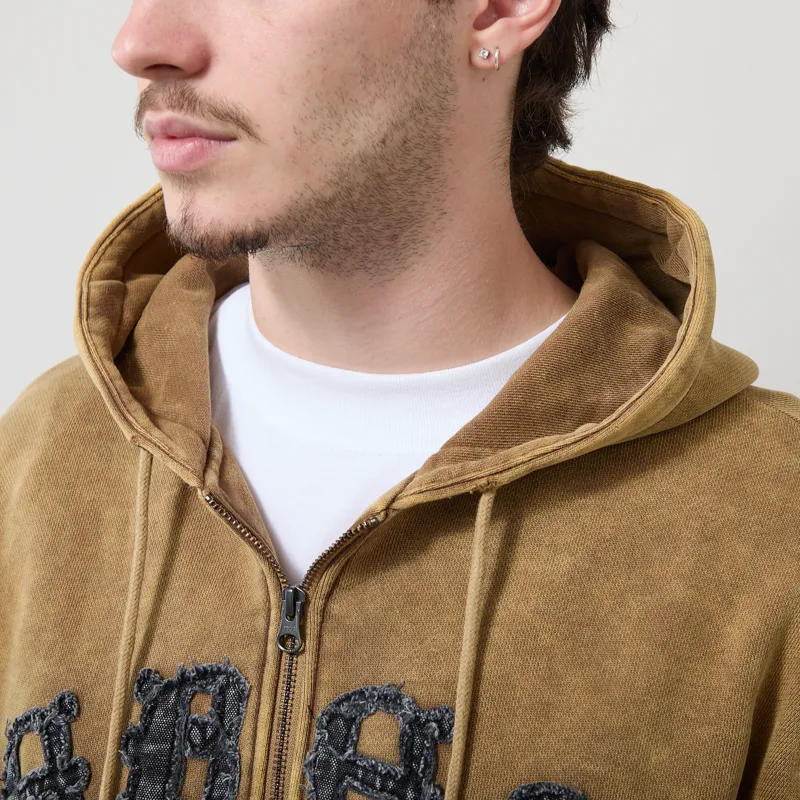 Heresy Celtic Zip Hood Brown-3