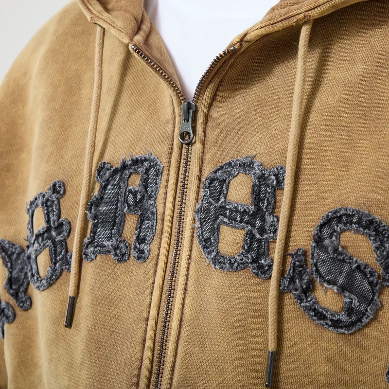 Heresy Celtic Zip Hood Brown-5