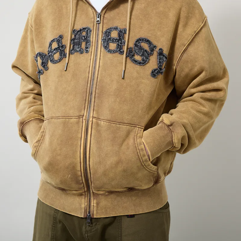 Heresy Celtic Zip Hood Brown-9