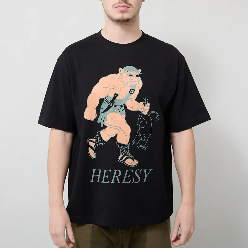 Heresy Giant T Shirt Black