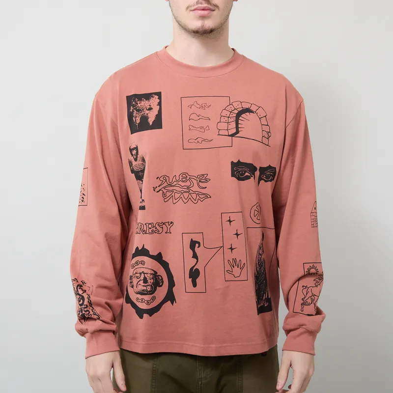 Heresy Cluster T Shirt Terracotta
