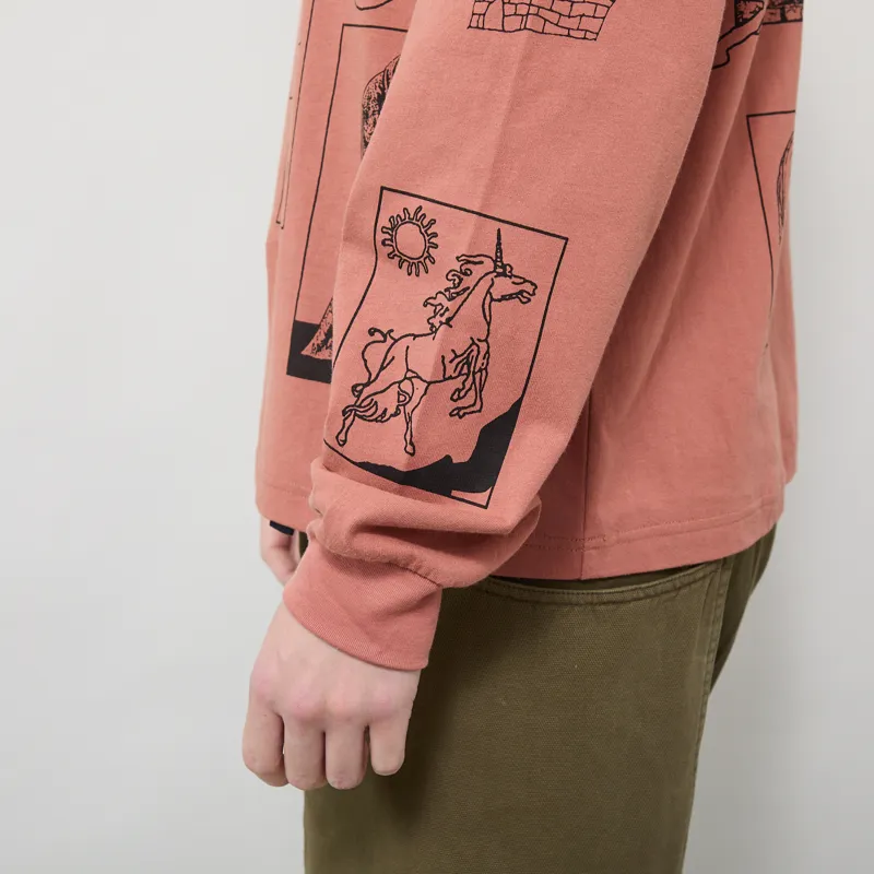 Heresy Cluster T Shirt Terracotta-5