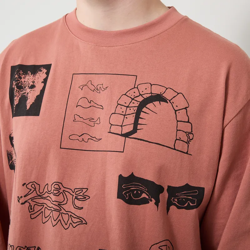 Heresy Cluster T Shirt Terracotta-7
