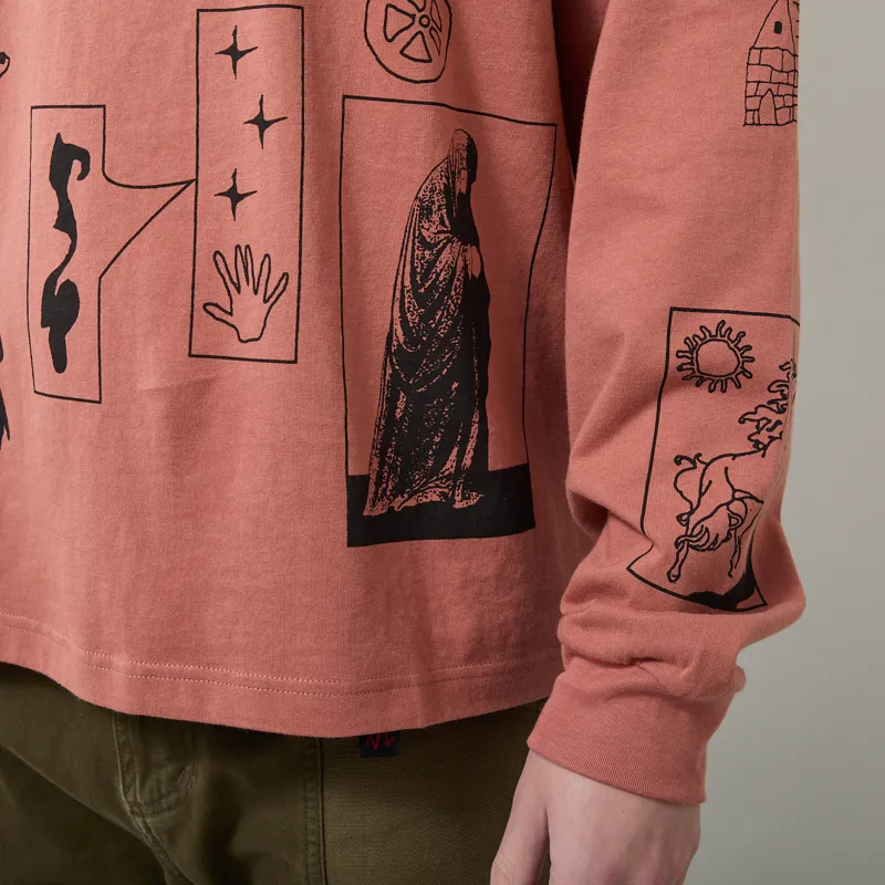 Heresy Cluster T Shirt Terracotta-8