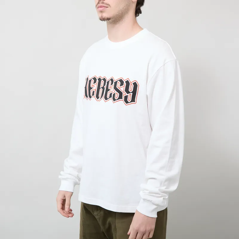 Heresy Rabble T Shirt Ecru-1