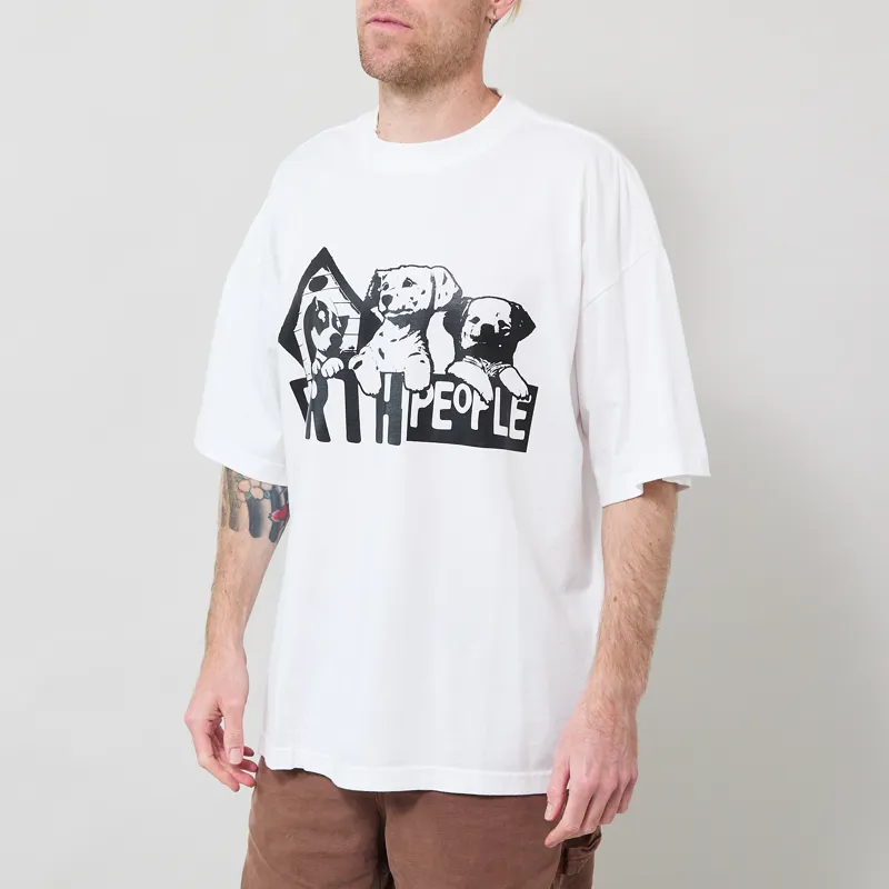 Earth People Hubley T Shirt White-1