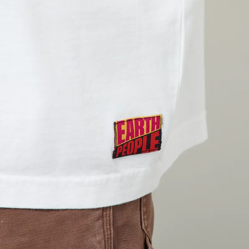 Earth People Hubley T Shirt White-5