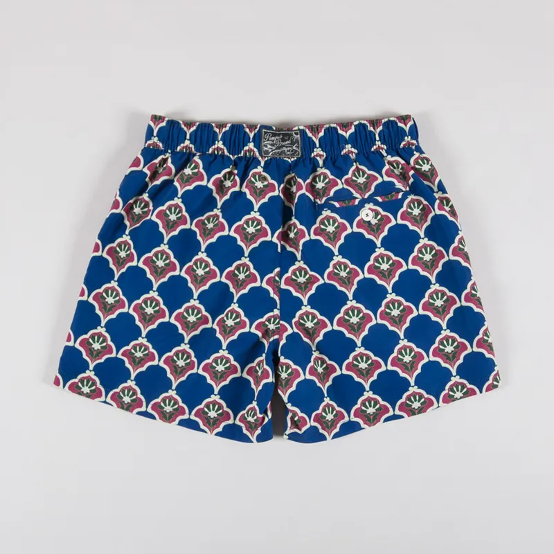 Pompeii Handpainted Tile Swim Trunks Klein-1