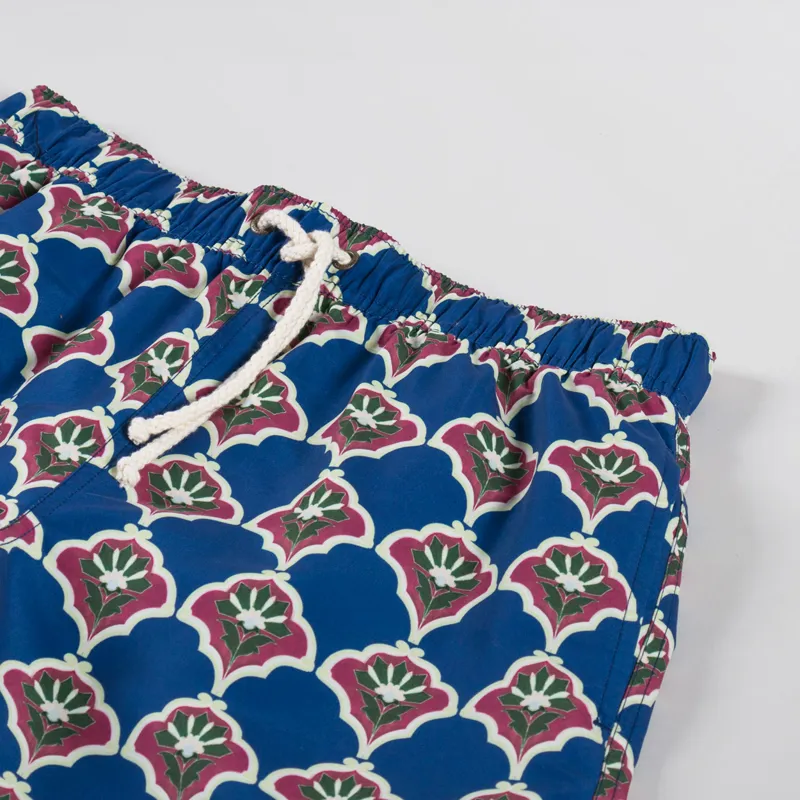 Pompeii Handpainted Tile Swim Trunks Klein-2