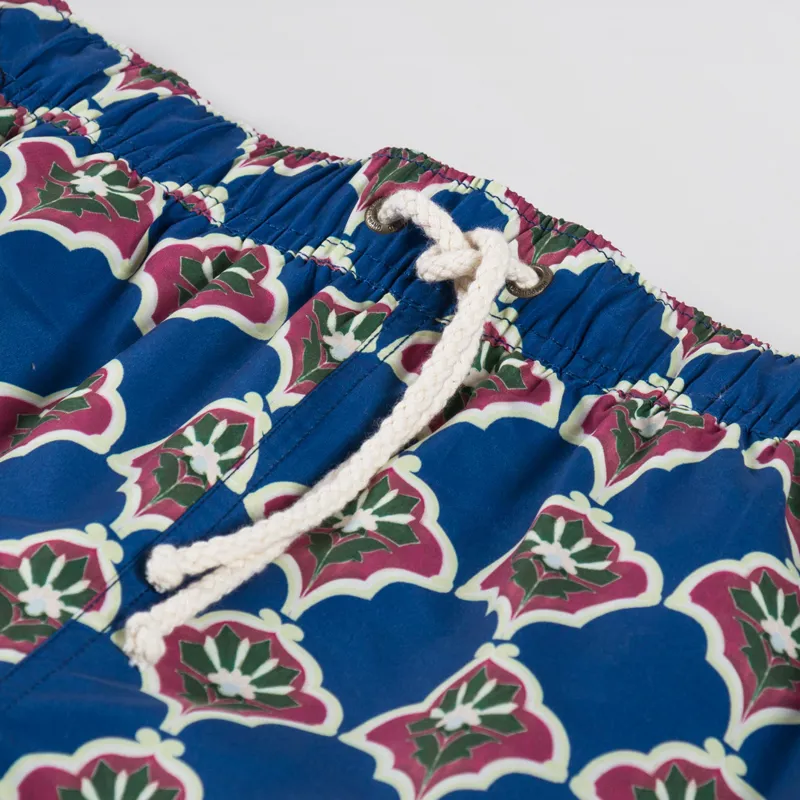 Pompeii Handpainted Tile Swim Trunks Klein-4