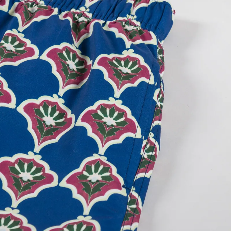 Pompeii Handpainted Tile Swim Trunks Klein-6