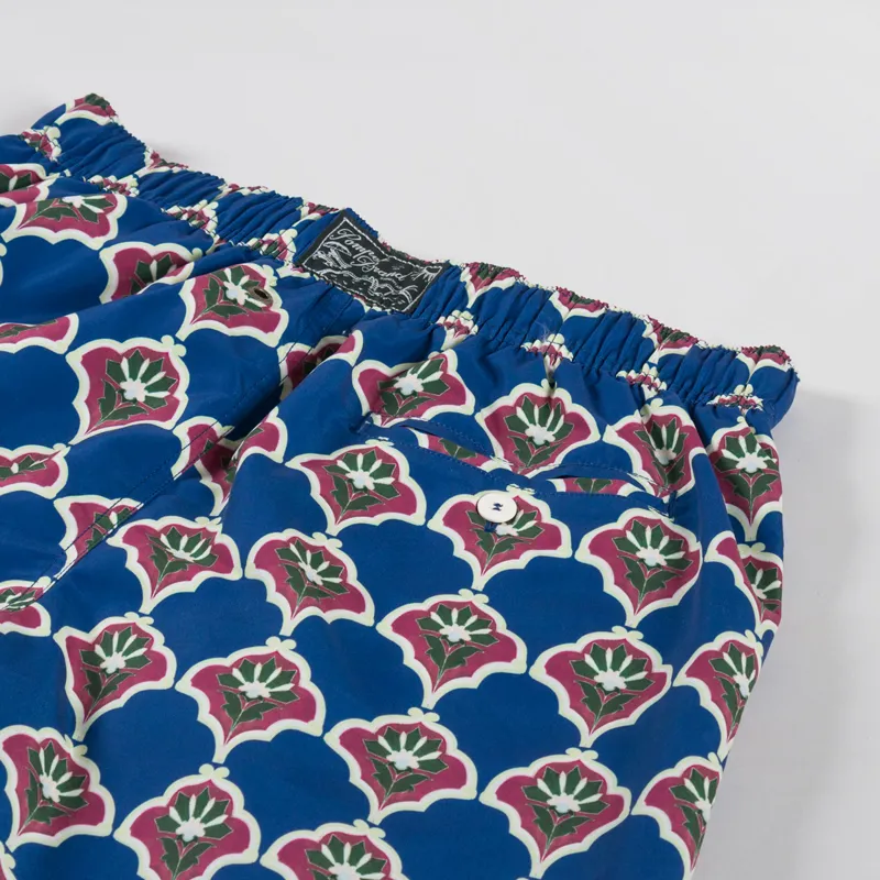 Pompeii Handpainted Tile Swim Trunks Klein-3