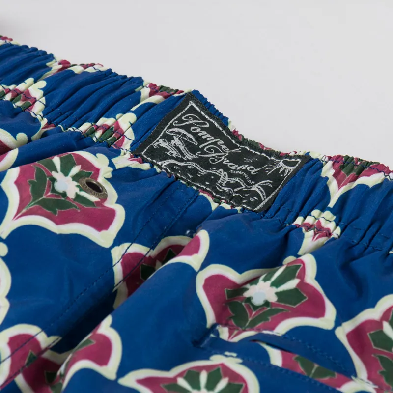 Pompeii Handpainted Tile Swim Trunks Klein-5