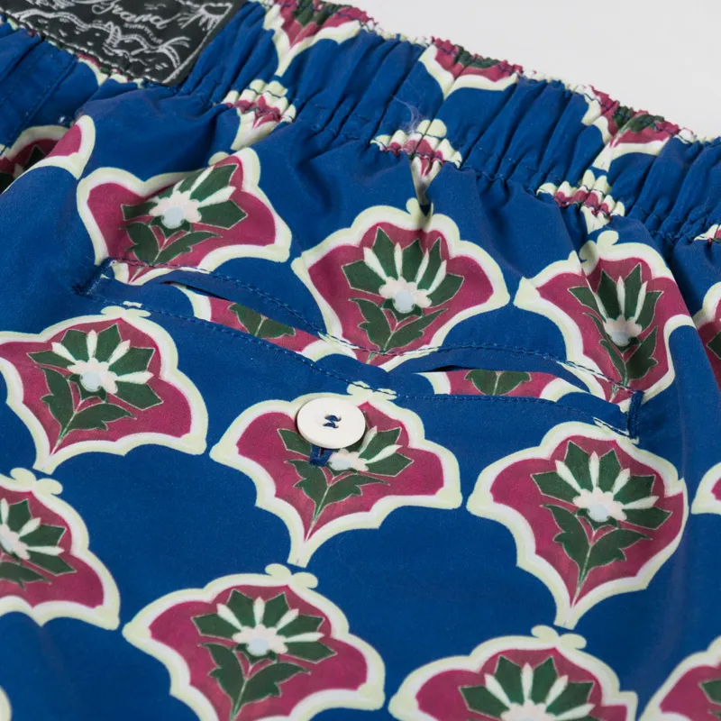 Pompeii Handpainted Tile Swim Trunks Klein-7