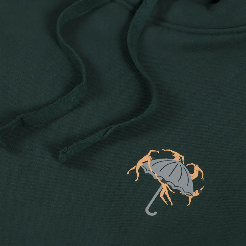 Helas Dancing Hoodie Forest Green-5