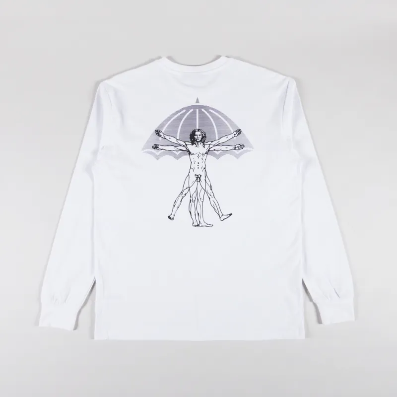 Helas Vitruve Long Sleeve T Shirt White