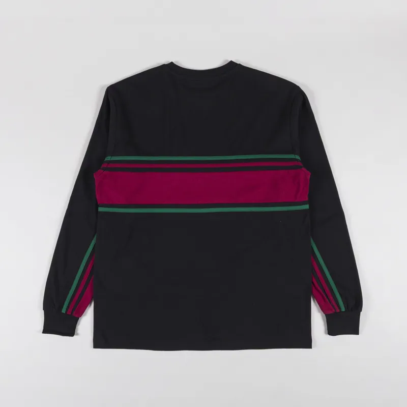 Helas Clint Long Sleeve T Shirt Black-1