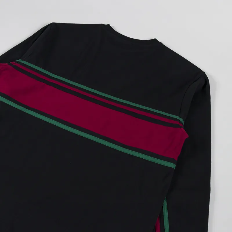 Helas Clint Long Sleeve T Shirt Black-3