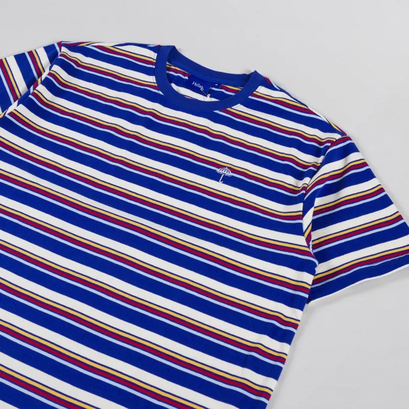 Helas Rayo Striped T Shirt Blue-1