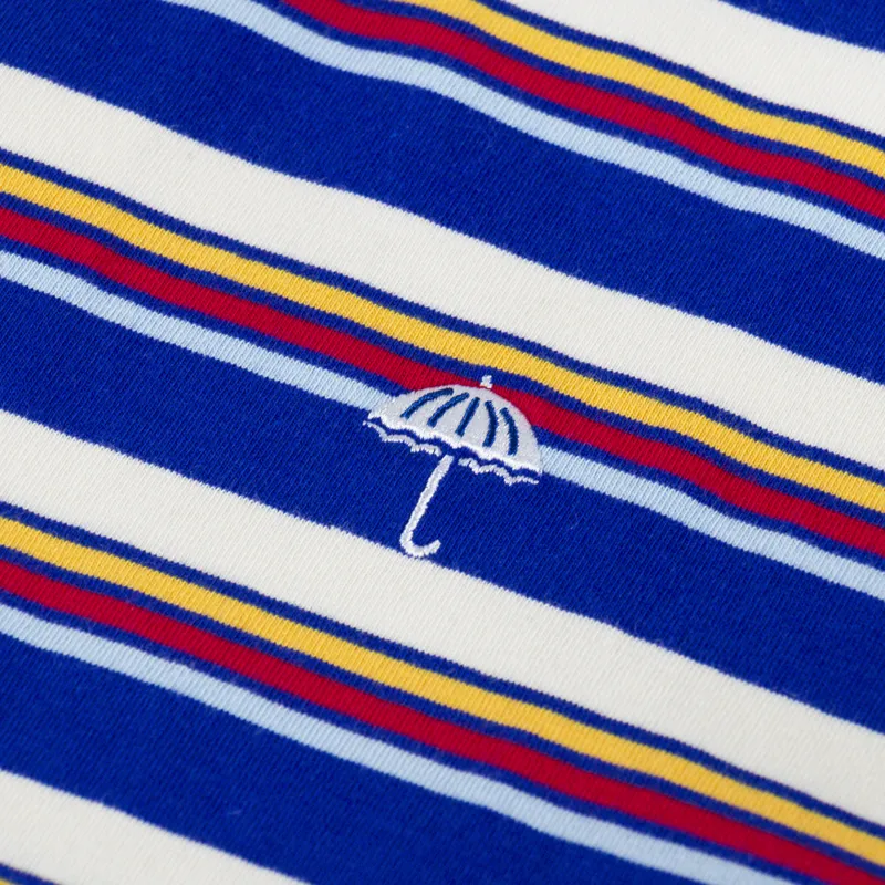 Helas Rayo Striped T Shirt Blue-2