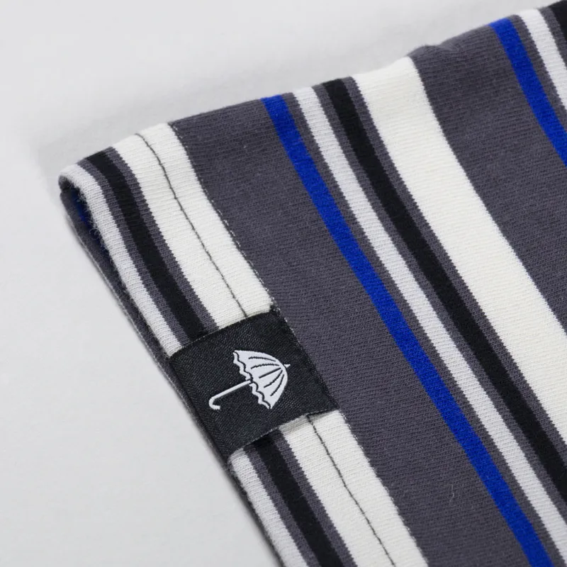 Helas Rayo Striped T Shirt Grey-3