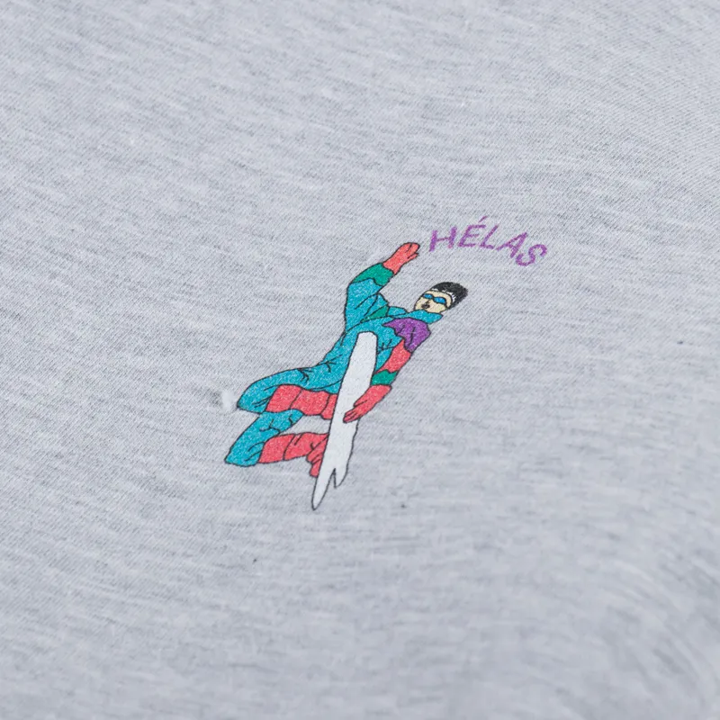 Helas Splash Hoodie Heather Grey-5