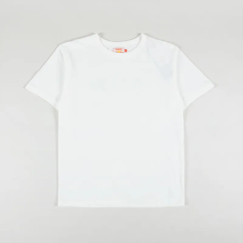 Sunray Sportswear Haleiwa Screen Print T Shirt Off White Green-1