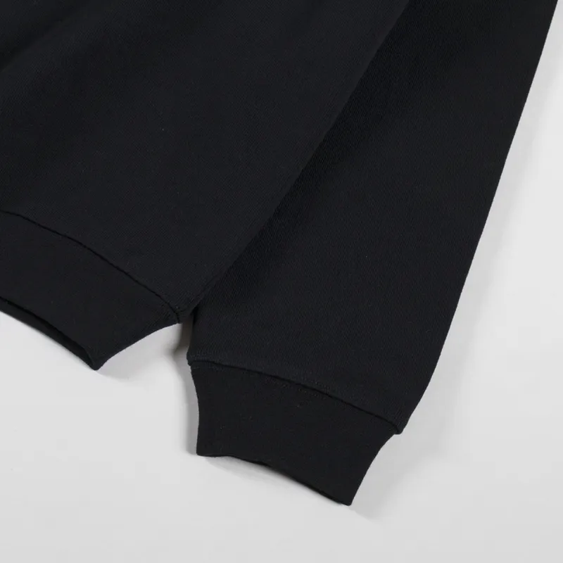 Dime Cursive Small Logo Crewneck Black-6