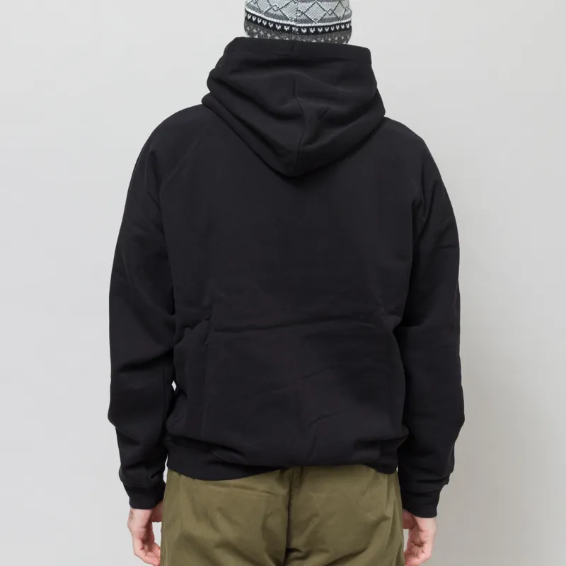 Dime Cursive Small Logo Zip Hoodie Black-4