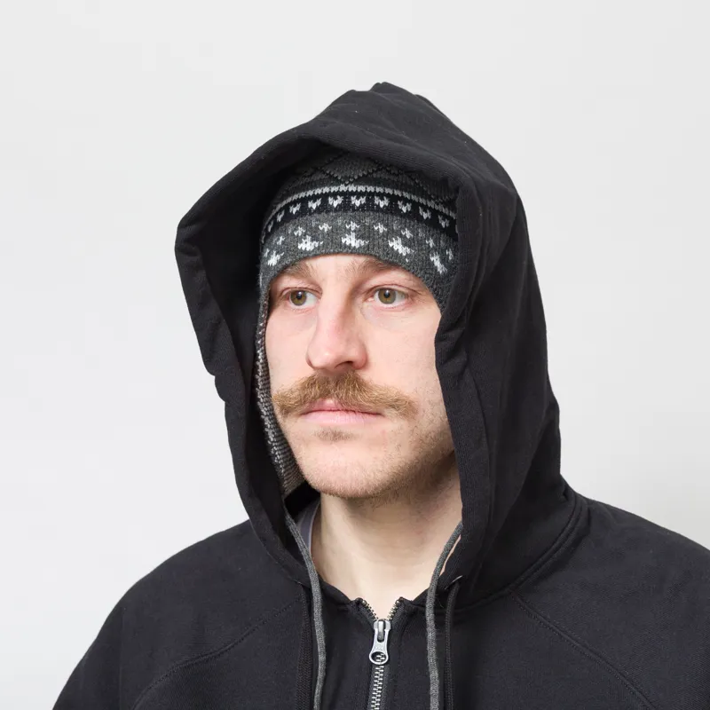 Dime Cursive Small Logo Zip Hoodie Black-6