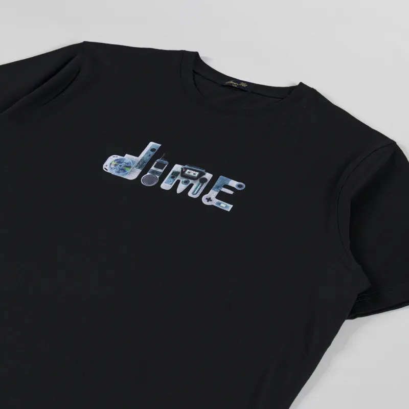 Dime Tech T Shirt Black-1