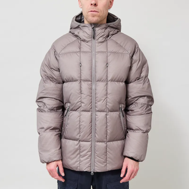 Hiking Patrol Horizon 800FP Hooded Down Jacket Slate Brown