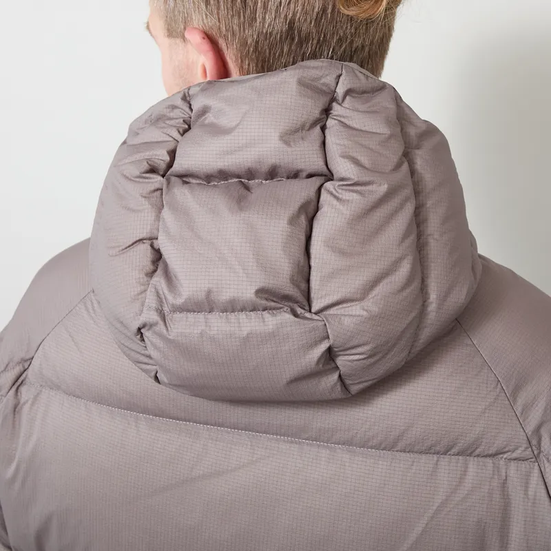 Hiking Patrol Horizon 800FP Hooded Down Jacket Slate Brown-7