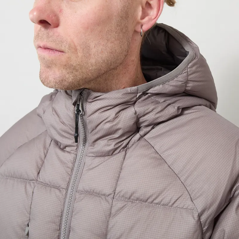 Hiking Patrol Horizon 800FP Hooded Down Jacket Slate Brown-6