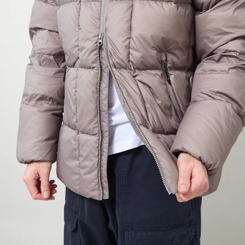 Hiking Patrol Horizon 800FP Hooded Down Jacket Slate Brown-11