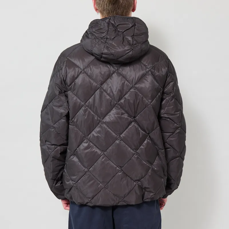 Hiking Patrol Base LT Down Hooded Jacket Charcoal Black-3