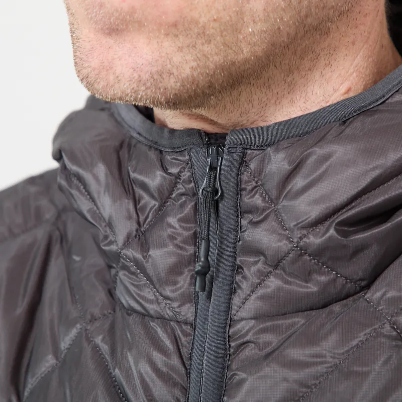 Hiking Patrol Base LT Down Hooded Jacket Charcoal Black-6