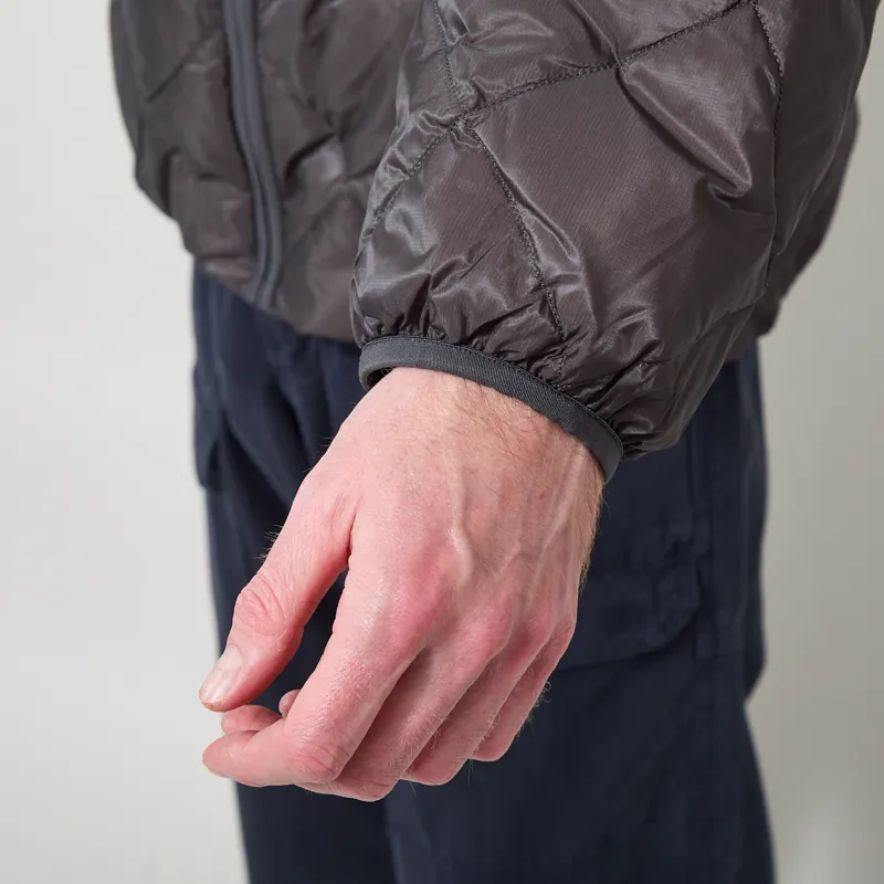 Hiking Patrol Base LT Down Hooded Jacket Charcoal Black-10