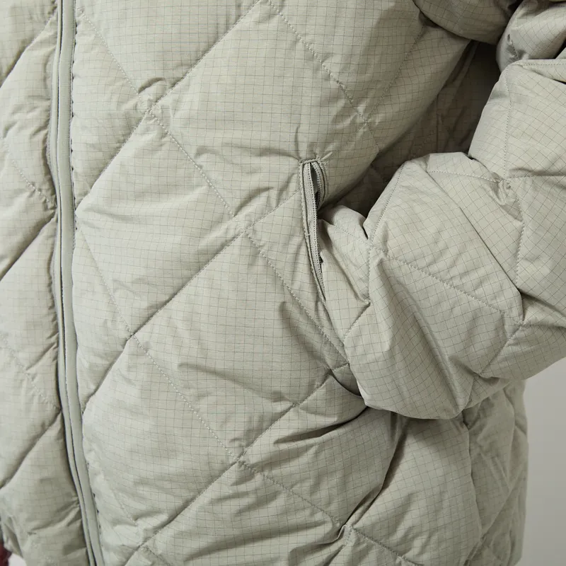 Hiking Patrol Base Grid LT Down Hooded Jacket Thyme-8