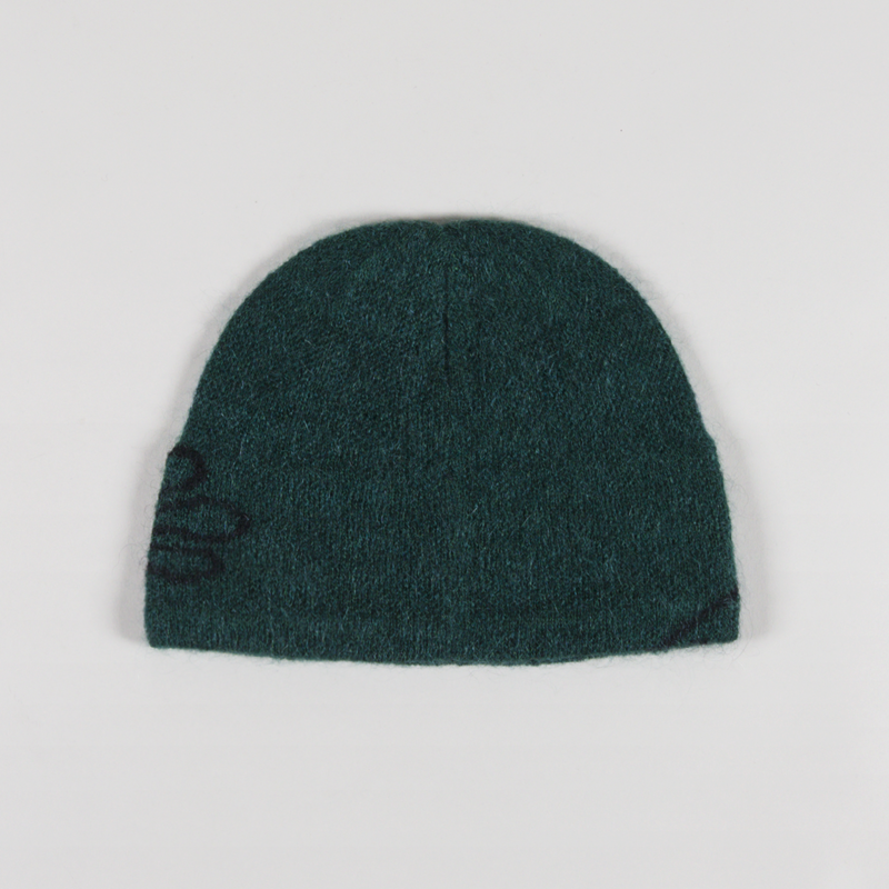 Hiking Patrol Exploration Mohair Mixed Beanie Forest Green-1