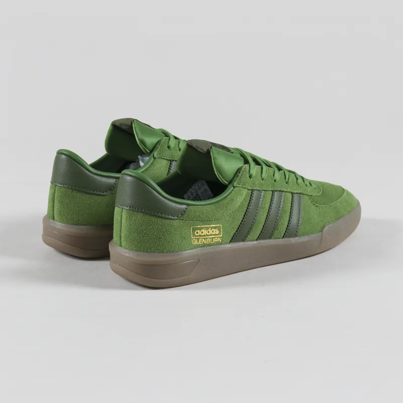 Adidas Skateboarding Glenburn Shoes Green Wild Pine Gum-1