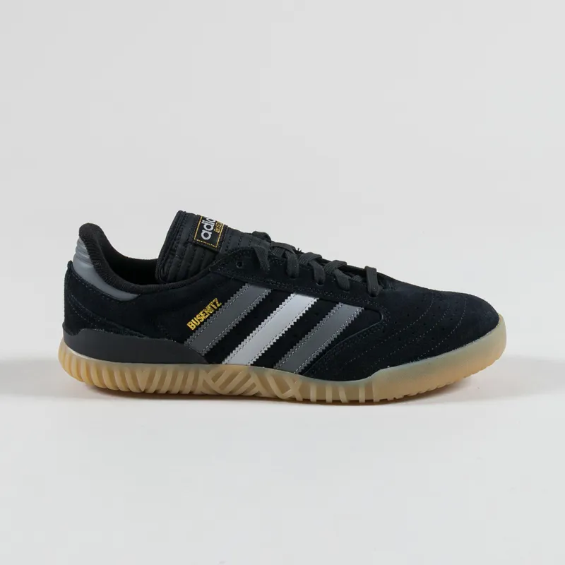 Adidas Skateboarding Busenitz Indoor Super Shoes Black Grey-2