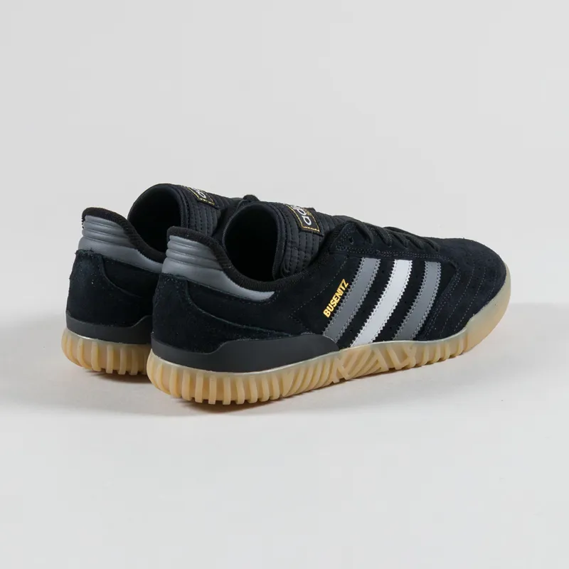 Adidas Skateboarding Busenitz Indoor Super Shoes Black Grey-1