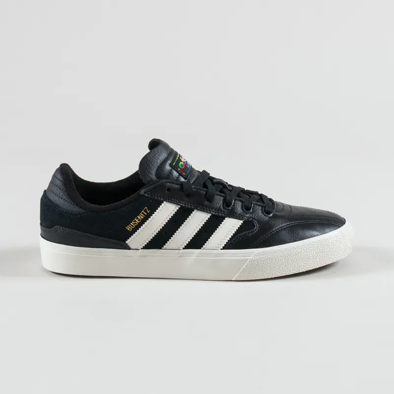 Adidas Skateboarding Busenitz Vulc II Shoes Black White Gold Metallic-2