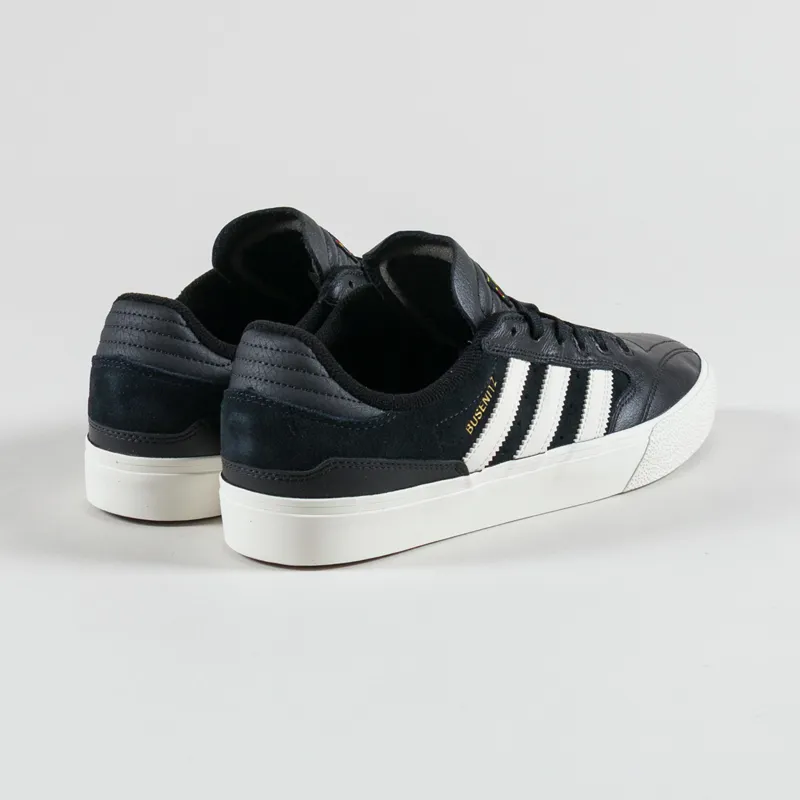 Adidas Skateboarding Busenitz Vulc II Shoes Black White Gold Metallic-1