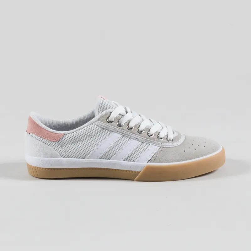 Adidas Skateboarding Lucas Premiere Shoes FTWR White Crystal White Haze Coral-2