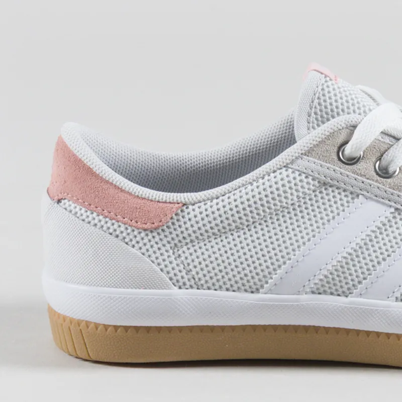 Adidas Skateboarding Lucas Premiere Shoes FTWR White Crystal White Haze Coral-4