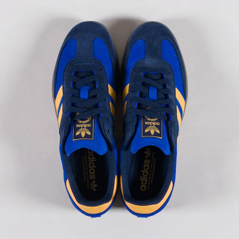 Adidas Samba ADV Shoes Collegiate Navy Preloved Yellow Royal Blue-6